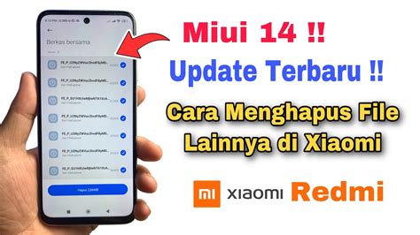 Cara Menghapus File Lainnya Di Xiaomi Miui Youtube