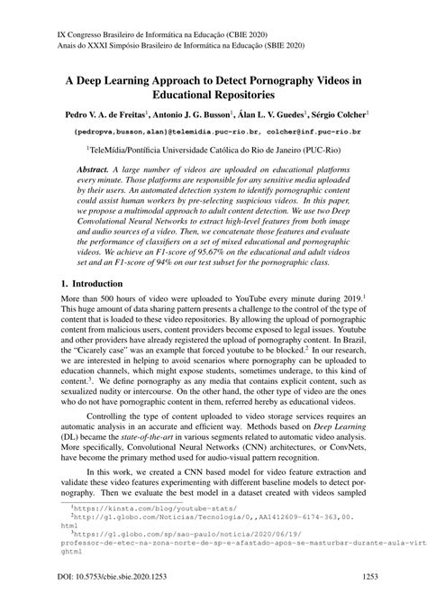 (PDF) A Deep Learning Approach to Detect Pornography Videos in ...