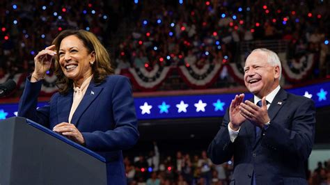 Vice President Kamala Harris Holds Campaign Rally With Running Mate Tim