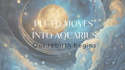 Pluto Moves Into Aquarius