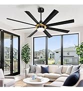 Amazon YITAHOME 60 Inch Smart Ceiling Fan With Light And Remote