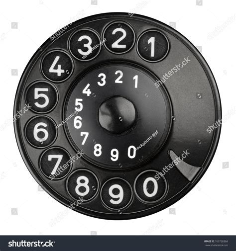 Rotary Dial Pad Old Telephone Stock Photo 163728368 Shutterstock