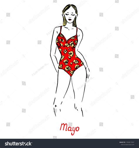 Portrait Sexy Blonde Retro Pin Girl Stock Vector Royalty Free Shutterstock