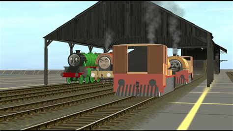 Percy Takes The Plunge Scene Remake Trainz 2009 Youtube