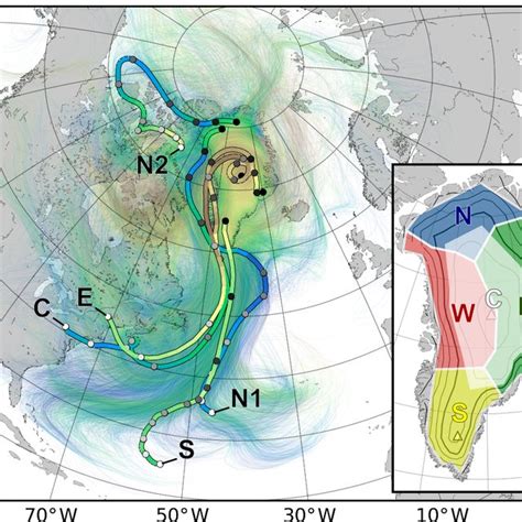 All Extended 10 D Melt Trajectories Of EV69 Colored According To