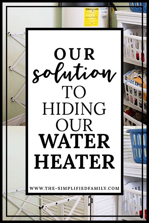 Diy Water Heater Cover Diy The Old Highway Cottage Water Heater Cover Water Heater Closet