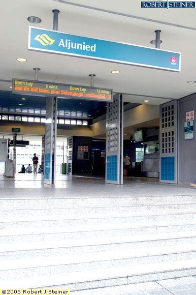 Close Up Of Aljunied Mrt Station Ew9 Building Image Singapore