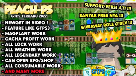 UPDATE NEW GTPS 4 11 GROWTOPIA PRIVATE SERVER TERBARU BEST GTPS