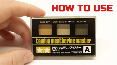 How To Use Tamiya Weathering Master Tutorial For Beginners YouTube