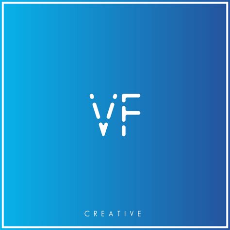 Vf Creative Ltimo Dise O De Logotipo Premium Vector Creative Logo