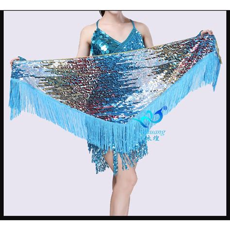 Jual BELLY DANCE HIP SCARF SABUK SELENDANG SEGITIGA TARI PERUT INDIAN