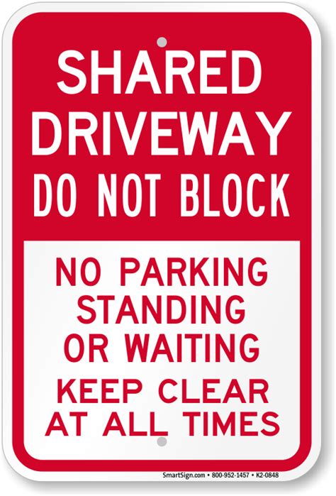 Do Not Block Driveway Signs That Work