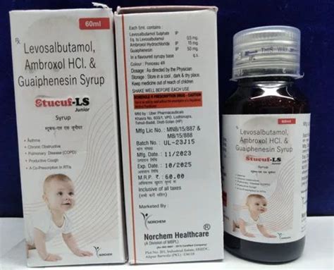 Levosalbutamol Sulphate Mg Ambroxol Hcl Mg Guaiphensin Mg