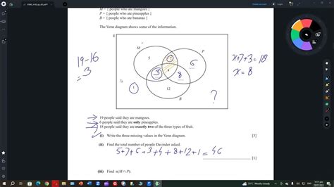 Sets Past Papers Igcse Math 0580 Youtube