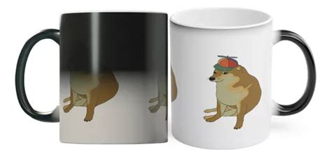 Taza M Gica Caf Regalo Meme Cheems Gorro Ni O Rehilete