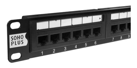 Patch Panel Gigabit Sohoplus Cat Portas T A B Sobraltech