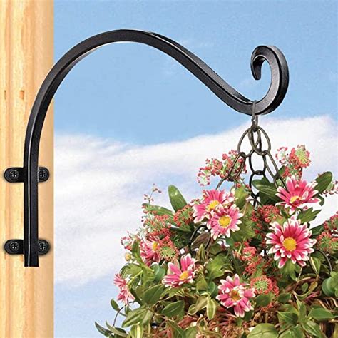 Jiayi Hanging Basket Brackets Outdoor 2 Pack Plant Hanger Bracket