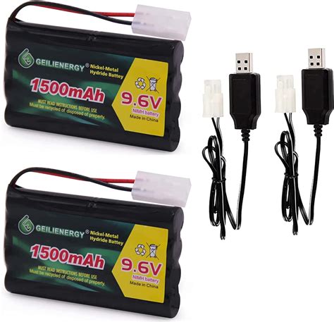 Glepoweer 9 6v Rc Battery Pack With Charge Cable And Tamiya Connector Suitable For