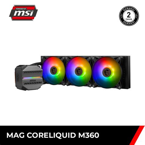 Jual Msi Cpu Cooler Mag Coreliquid M360 Shopee Indonesia