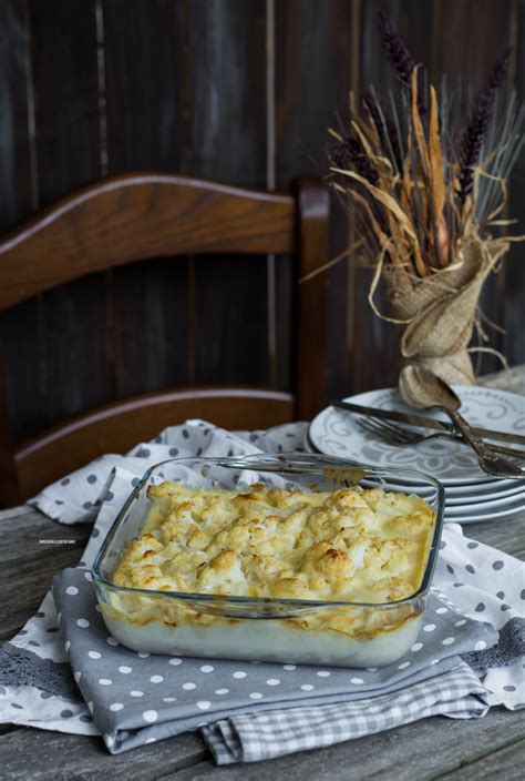 Cavolfiore Gratinato Con Besciamella Impastando A Quattro Mani