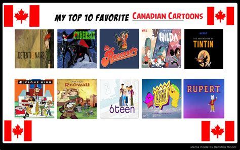 My Top 10 Favorite Canadian Cartoons By Magnusforce2 On Deviantart