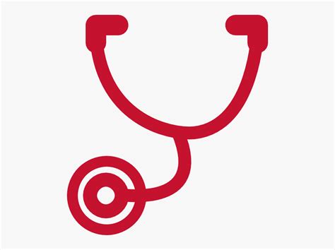 Stethoscope Clip Art Red , Free Transparent Clipart - ClipartKey