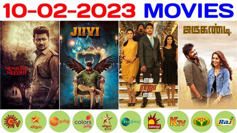 Friday Movies On Tamil Tv Channels Sun Tv Colors Tamil