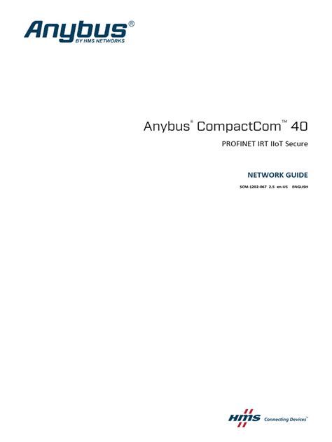 Anybus Compactcom 40 Module Profinet Irt Pdf Public Key Certificate
