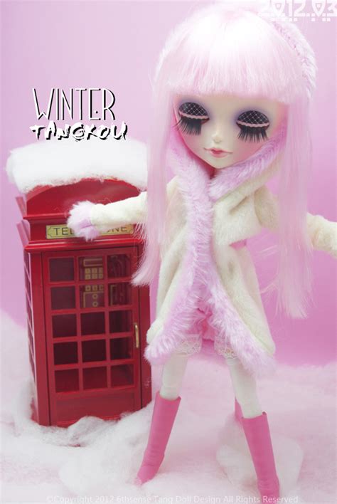 Tangkou Doll Joint Body Nude Blyth Doll R Red Hair Factory Doll Suitable For Diy Change Bjd