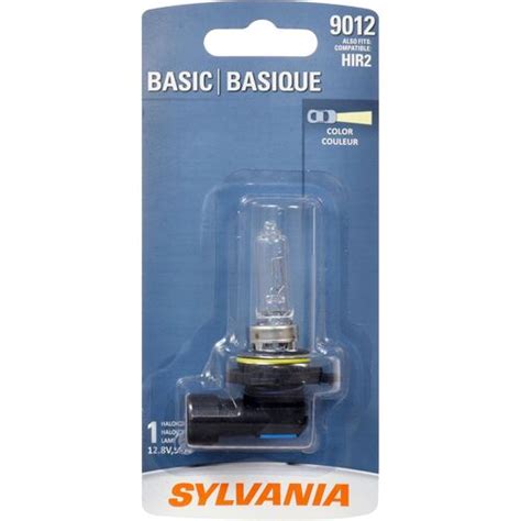 Sylvania 9012 Basic Halogen Headlight Bulb 1 Pack