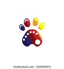 Pet Art Logo Vector Illustration Simple Stock Vector (Royalty Free ...