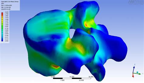 The Von Mises Stress And Strain Distributions Download Scientific Diagram