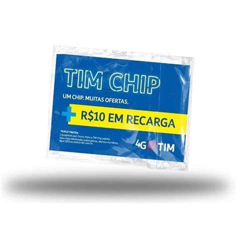 Chip Tim Pré Pago Naked 4g Recarga Inclusa R 10 Armazém Coral