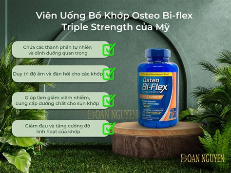 Viên Uống Bổ Khớp Osteo Bi Flex Triple Strength Của Mỹ 200 Viên Date 6 2025viên Uống Bổ Khớp