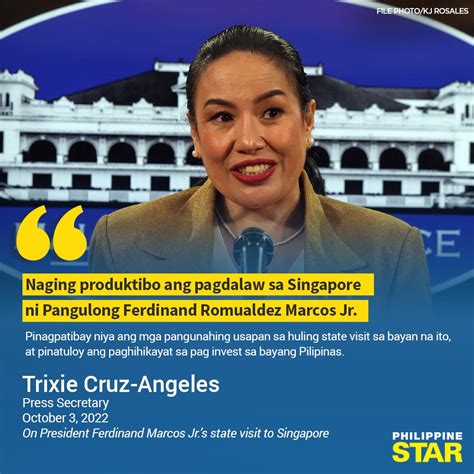 The Philippine Star On Twitter ANGELES MARCOS STATE VISIT TO