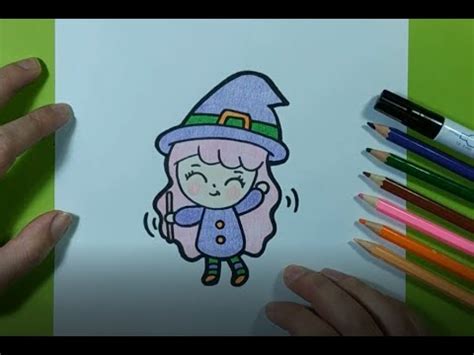 Como Dibujar Una Bruja Paso A Paso How To Draw A Witch