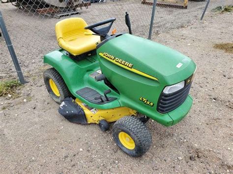 John Deere Lawn Tractor Lt155 John Deere Lt155 Riding Mower Assiter Auctioneers