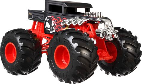 Hot Wheels Monster Trucks Jam Внедорожник джип Scale HNM Bone Shaker Vehicle ID