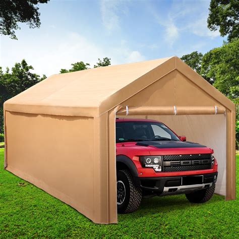 Advance Outdoor Adjustable X Updated Heavy Duty Carport Off