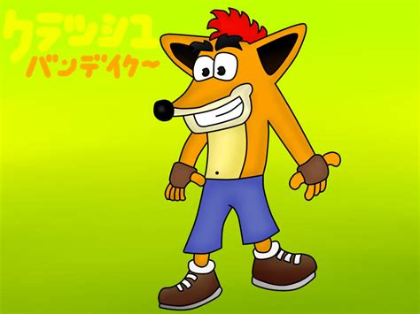 Crash Bandicoot Japanese Version By Marcosvargas On Deviantart