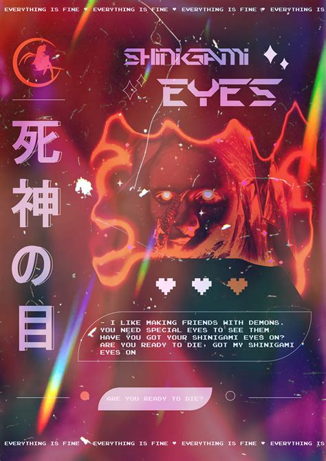 POSTER DESIGN - GRIMES SHINIGAMI EYES on Behance