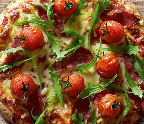 Salami Rocket Pizza Recipe Bakers Delight