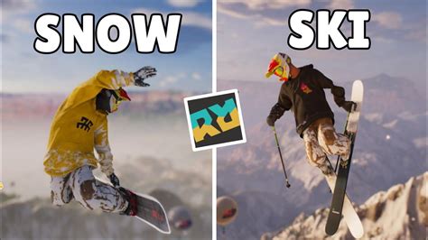 Snowboard VS Ski Riders Republic YouTube