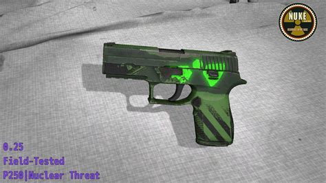 P250 Nuclear Threat Skin Wear Preview YouTube