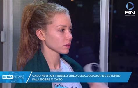 Najila Trindade Mulher Que Acusa Neymar De Estupro Passa Mal E Deixa