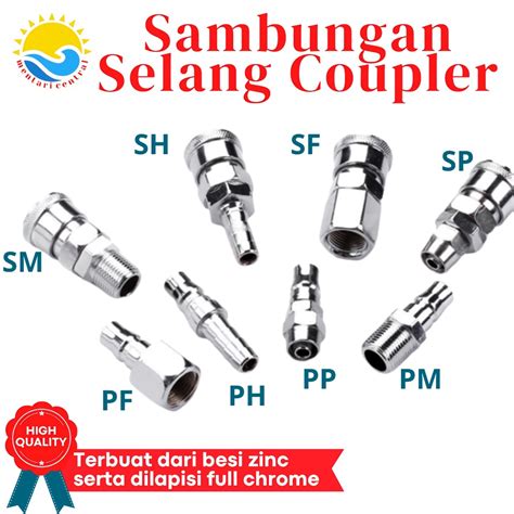 Jual Quick Coupler Sambungan Selang Pf Coupling Pf Sambungan Selang