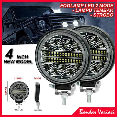 Jual Lampu Kabut Foglamp Led Off Road Fog Lamp Motor Mobil Sorot Tembak