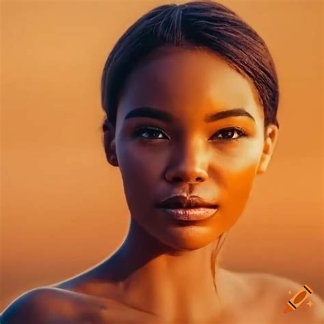 Close Up Portrait Of A Young Woman On Craiyon