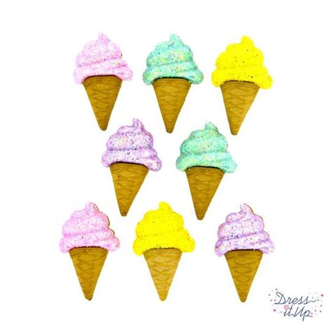 Glitter Ice Cream Cones Praben