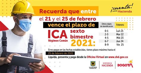 Conoce Los Plazos Para Pagar El Ica Sexto Bimestre 2021 Sin Sanciones